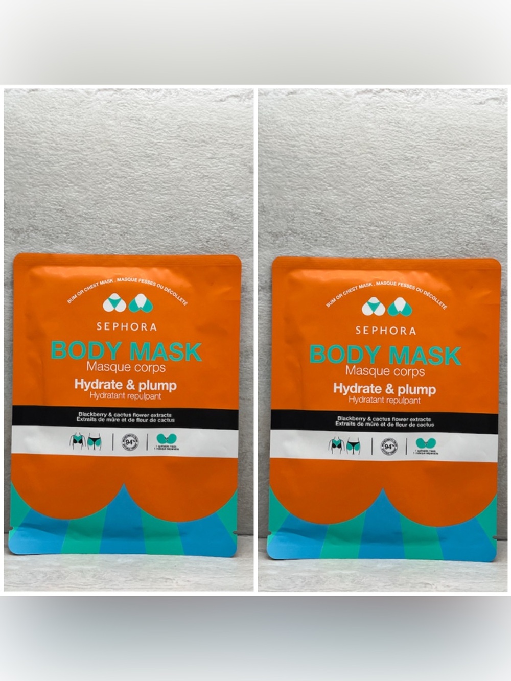 🎉 $5 Two Sephora Body Masks - Hydrate & Plump